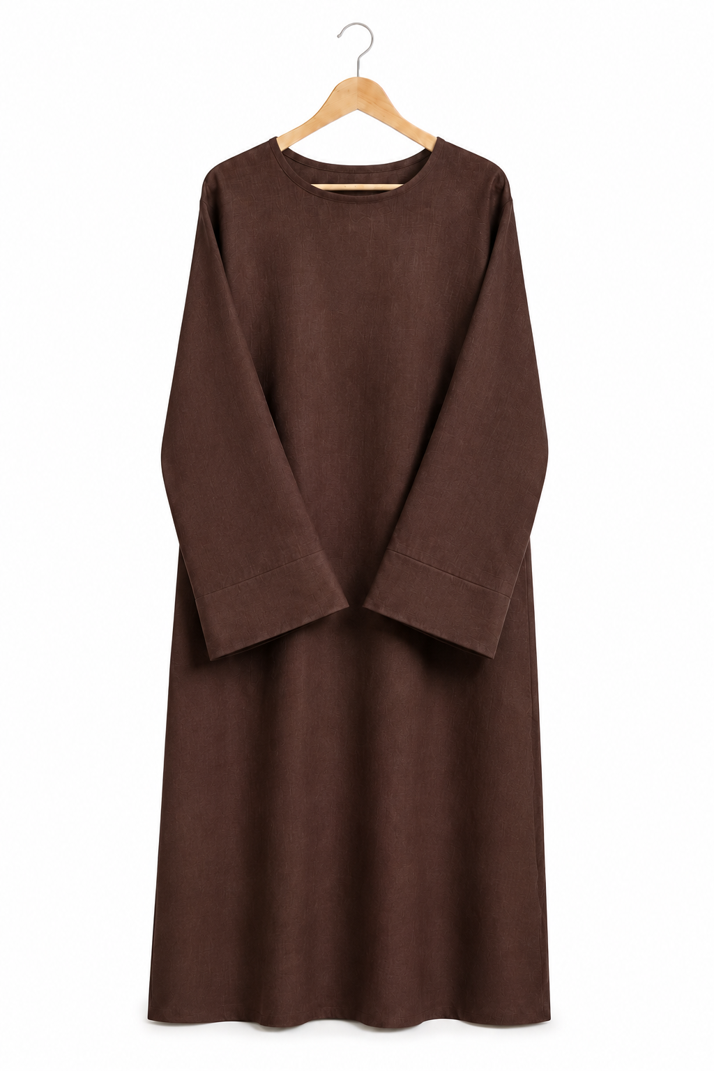 Abaya à manches larges effet lin – Noura