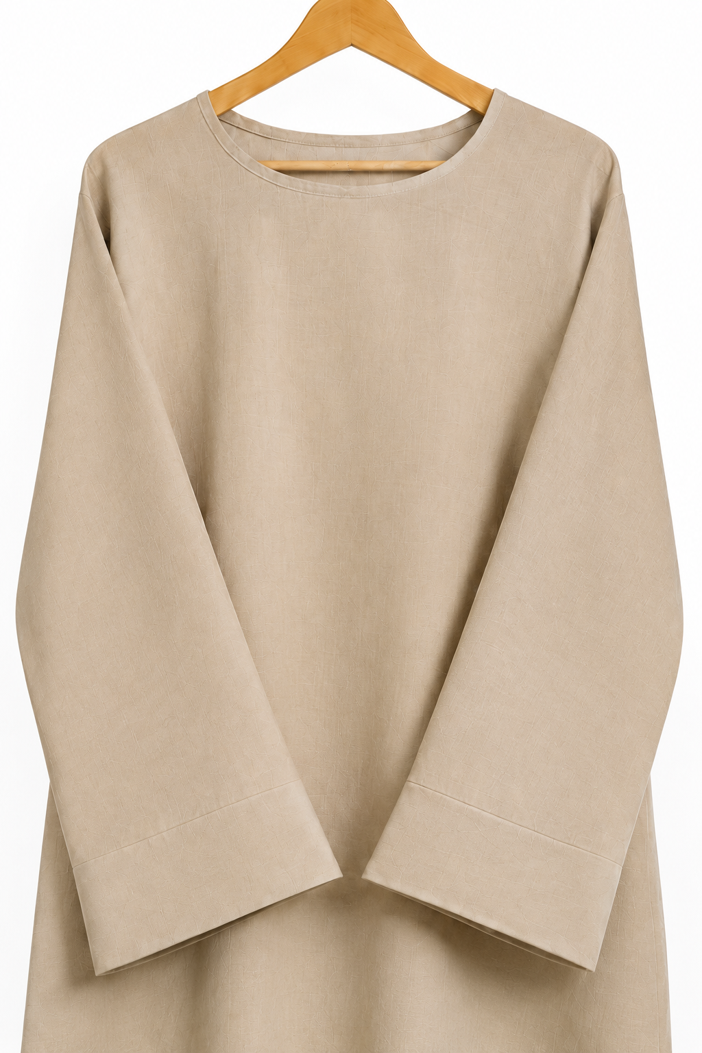 Abaya à manches larges effet lin – Noura