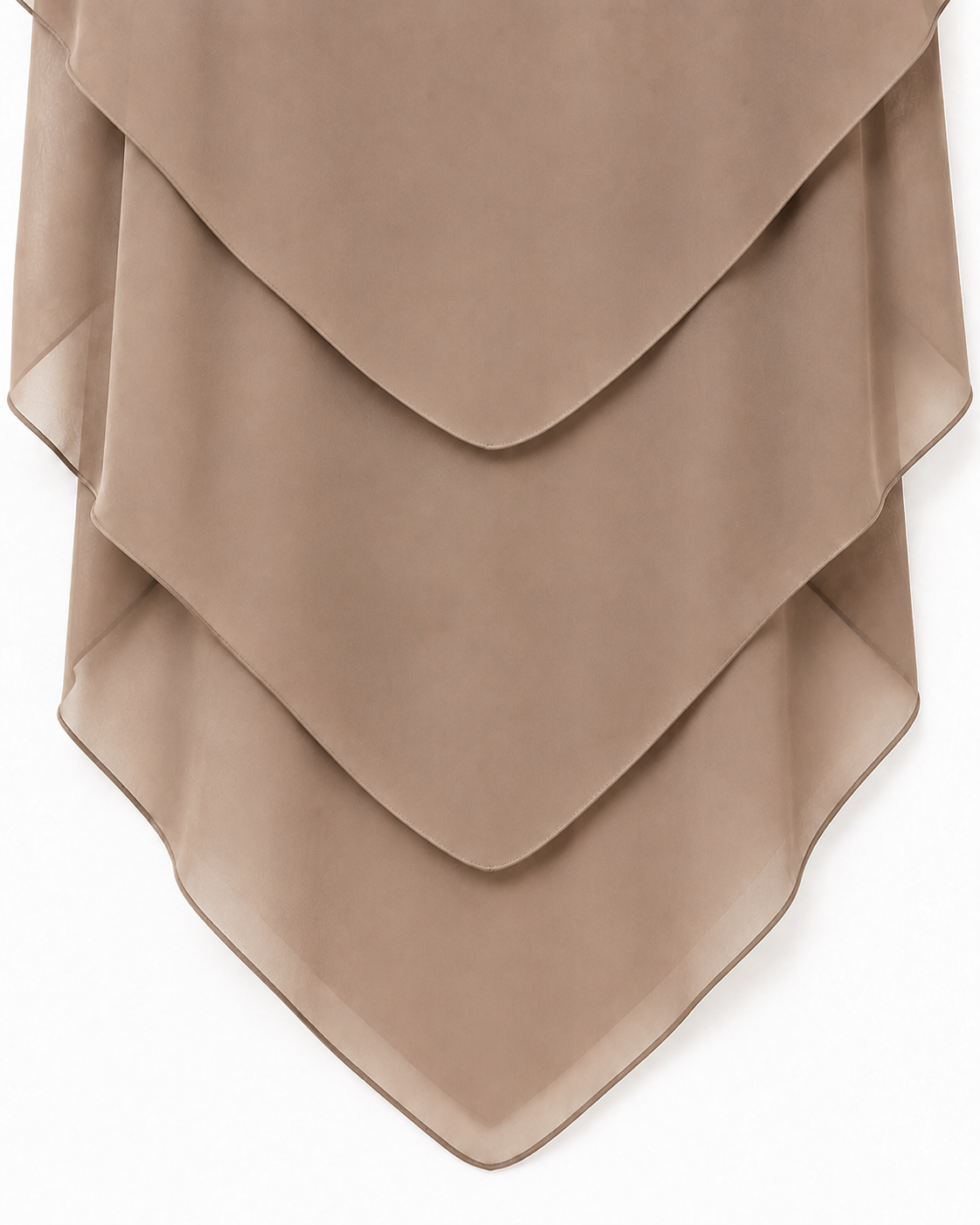 Khimar Salma – Mousseline trois volants