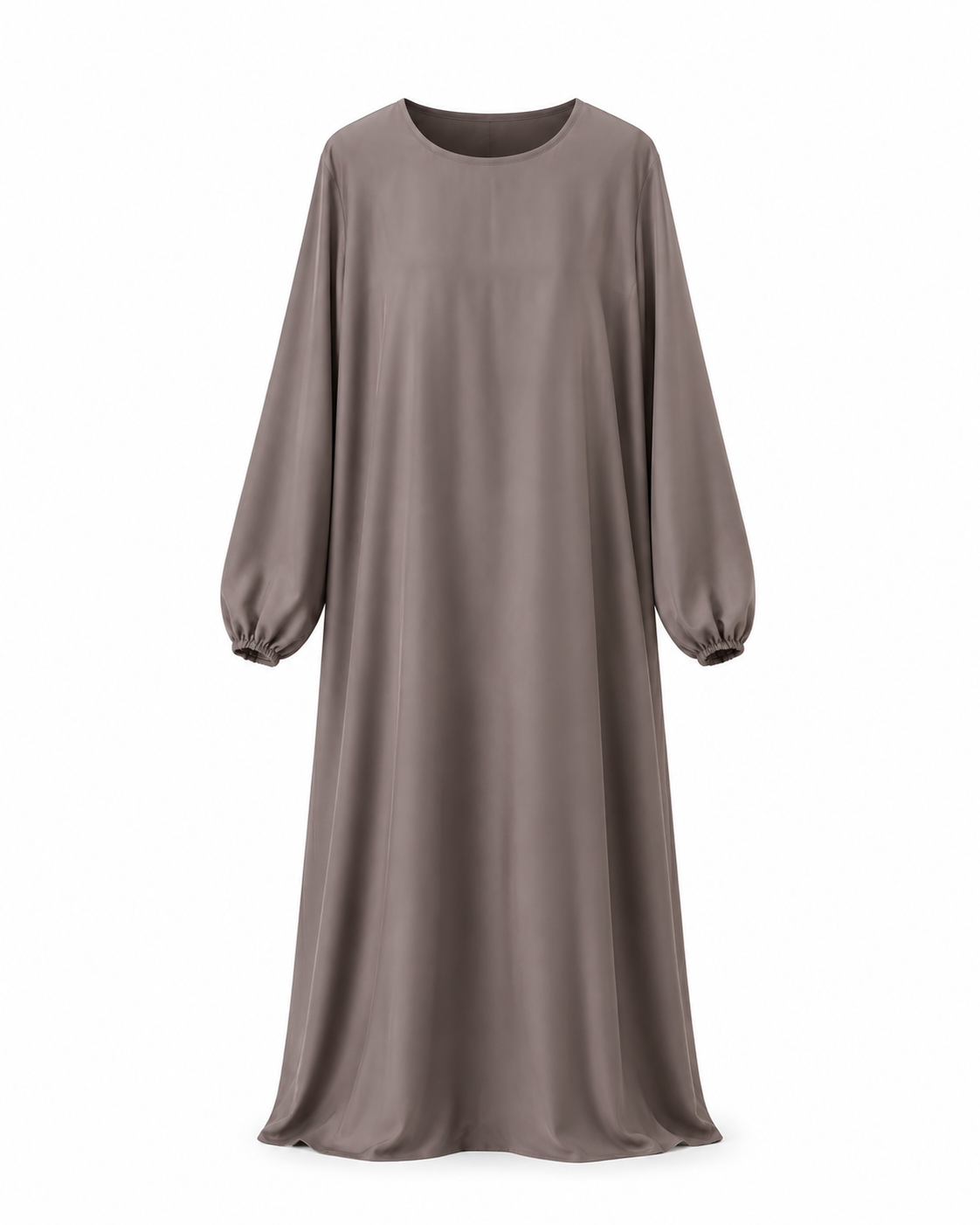 Abaya à manches ballon en soie de Médine – Alya