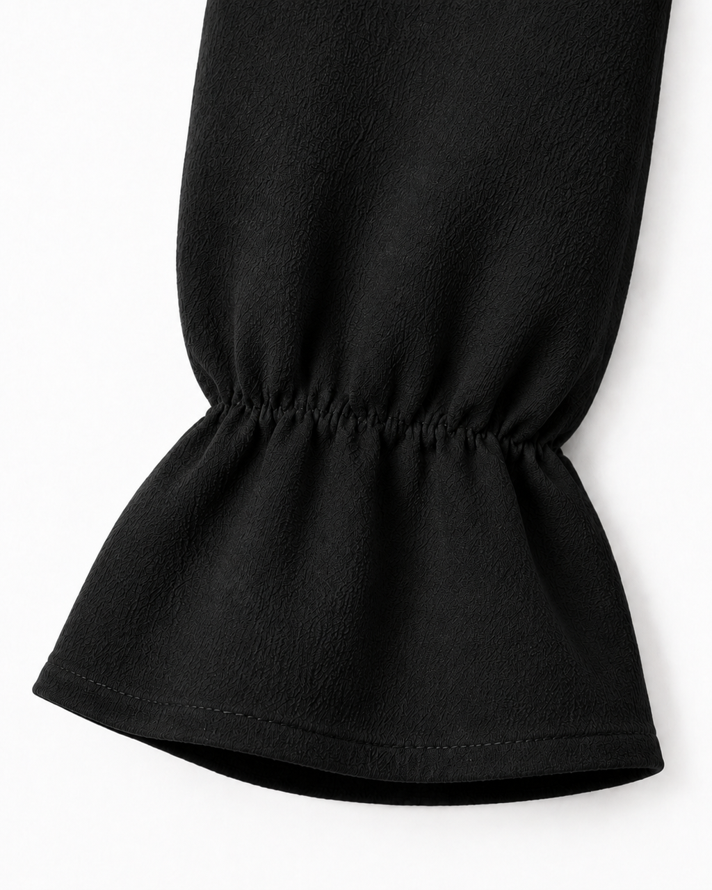 Abaya à manches volantées en tissu jazz – Mayssa