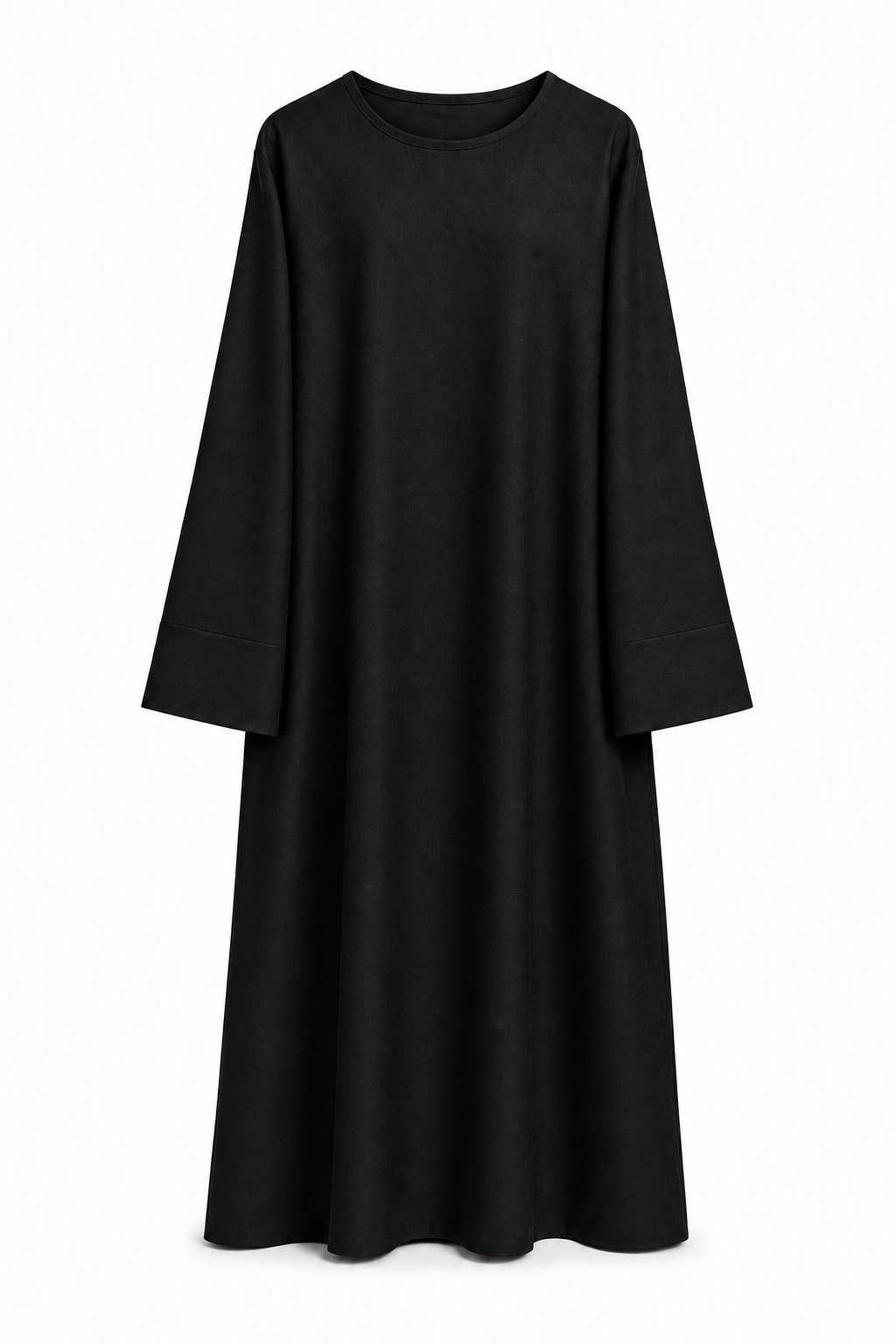 Abaya à manches larges effet lin – Noura