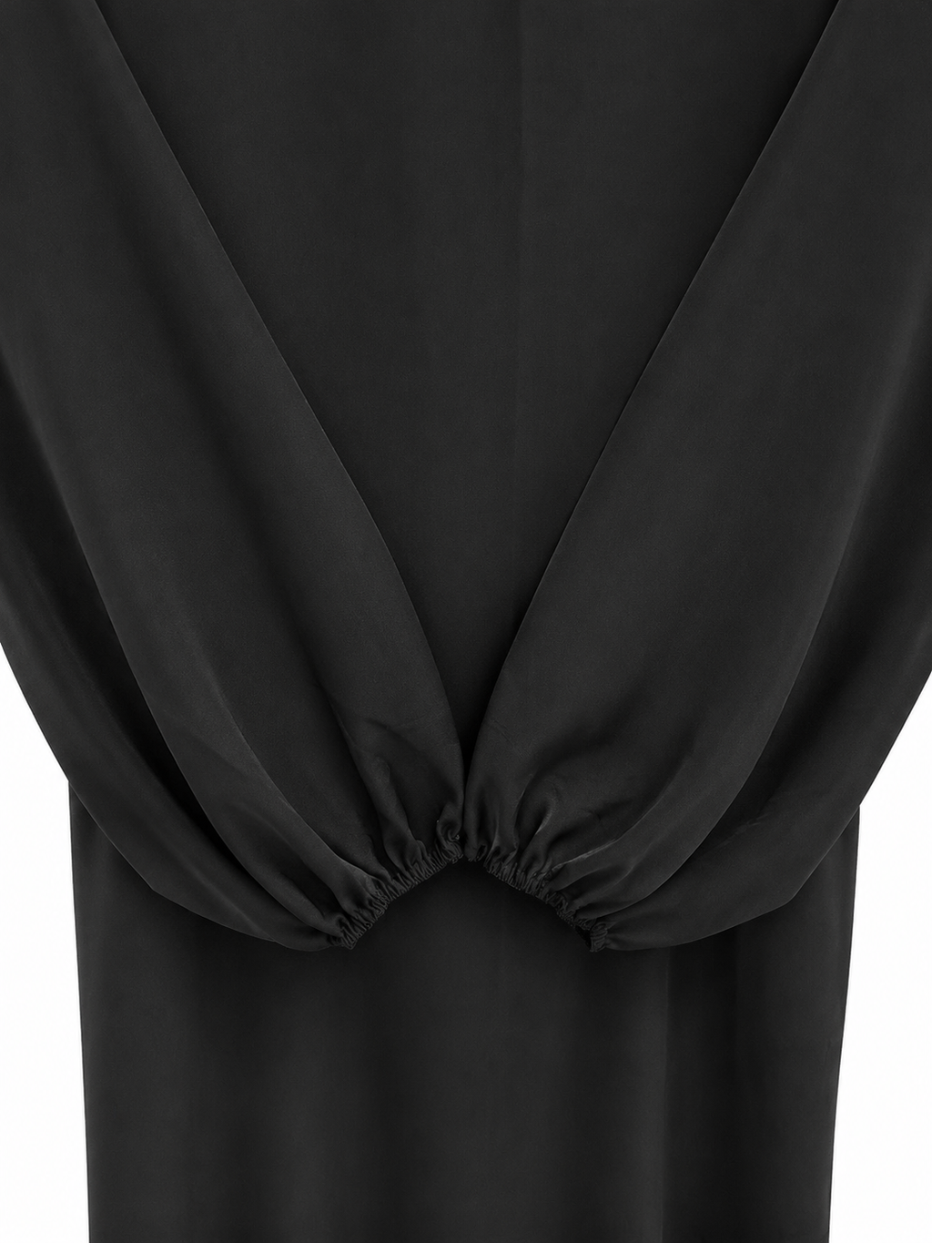 Abaya à manches ballon en soie de Médine – Alya