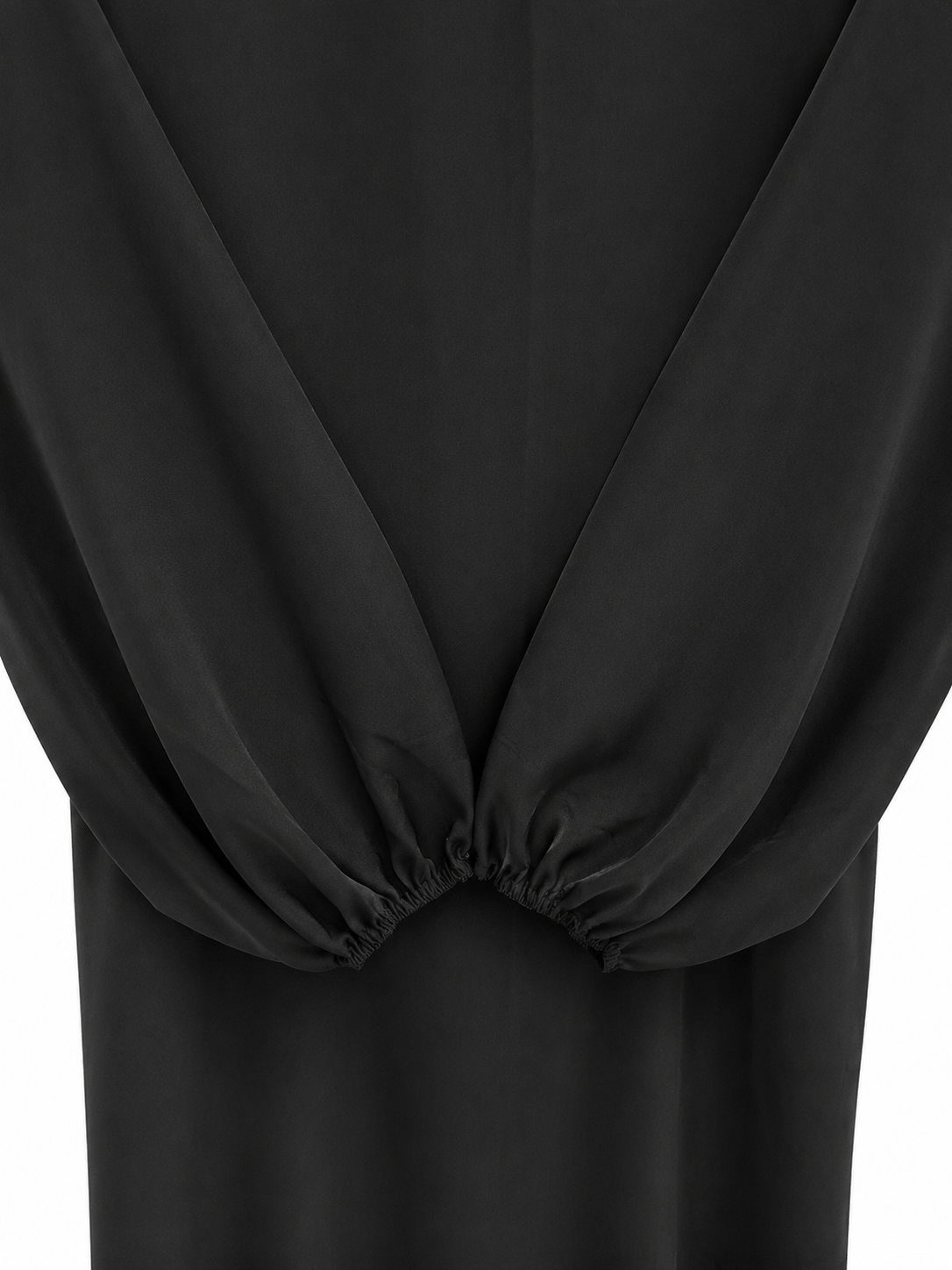 Abaya à manches ballon en soie de Médine – Alya
