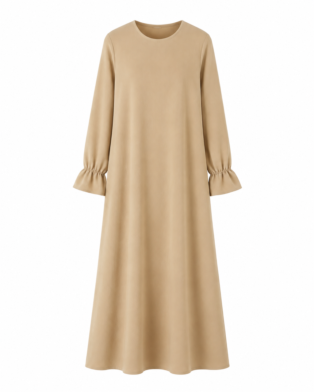 Abaya à manches volantées en tissu jazz – Mayssa