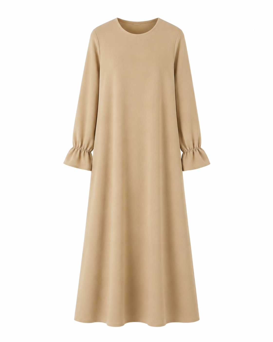 Abaya à manches volantées en tissu jazz – Mayssa
